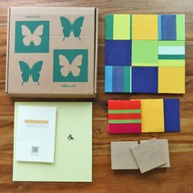 오리고 DIY KIT 패브릭 모자이크 액자 만들기, 처치필러