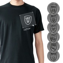 [P1N] 쿨론 특수부대마크 블랙 반팔 UDT / 길단 유니폼 유니폼제작 굿즈제작 굿즈 소량굿즈제작 커스텀 커스텀티셔츠 ( P1N / 559988EA )