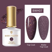 매니큐어 BORN PRETTY-가을 시리즈 젤 네일 폴리쉬 60 색 오렌지 옐로우 컬러 UV 바니시 아트 디자인, [59] BWH07