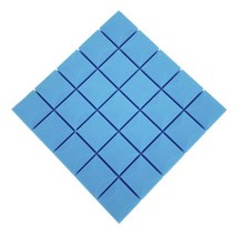 흡음판 방음 보드 흡음 부스 셀프 접착 스튜디오 어쿠스틱 폼 피라미드 처리 패널 타일 보호 스폰지 개, 블루