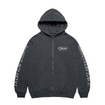 기타 써드위브 TRIPLE LOGO ZIP-UP HOODIE / CHARCOAL