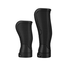 Himiway 하이미웨이 바이크 핸들바 그립 인체공학적 락온 러버 핸들 EBike 비치 크루저 면도기 스쿠터 접이식 세발자전거를 위한 미끄럼 방지 컴포트 프로텍터, Single Lock Long&Short Bike Gr