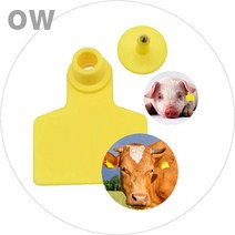OW 20pcs 가축 귀 태그 표식기 이름표 인식표 번호표 도난방지 돼지 소 말 양 귀태그 펜치, 귀태그펜치