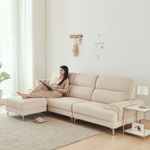 이노센트 순수 조야원단 패브릭 4인용소파+스툴 i101962, 베이지