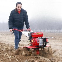 얀마 관리기 미니 농기계 주말농장 경운기 흙 고르기 소형 농업용 경운기 쟁기, 엔진 제외 프레임, 1개
