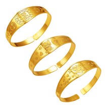 한국금다이아몬드 아기 순금 돌팔찌 복 엔젤 돼지 24K 18.75g 애기