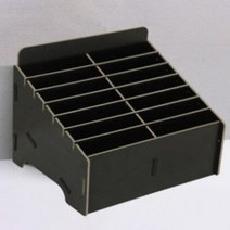 핸드폰보관함 휴대폰 수거함 스마트폰 핸드폰 정리함 보관함, 14구, 블랙