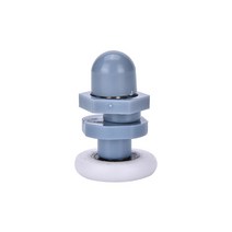 미닫이레일 셀프인테리어 슬라이딩도어 부속 행거레일 노출행거 댐퍼 슬라이딩 도어 롤러 베어링 직경 25mm 플라스틱 풀리 러너 휠 유리 샤워 캐빈 룸, 단일옵션