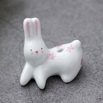 동양 인센스 스틱 향꽂이 홀더 토끼와 새끼 고양이 향 세라믹 귀여운 버너 장식 제작 홈 1 개, A3