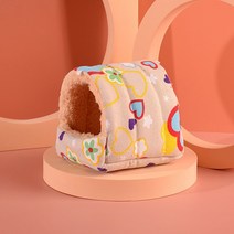 애완 동물 햄스터 둥지 봉제 따뜻하고 편안한 겨울 앵무새 해먹 동굴 케이지 오두막 텐트 조류 용품 여러, 12 12_02 M 10x10cm
