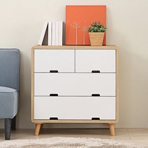 [바보사랑] 스칸디나비아 라인 3단 서랍장 아카시아백[도무스], 상세 설명 참조