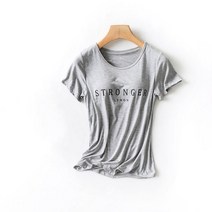 여성 노브라 반팔 티셔츠 심플 얇은 여름 여자 노브라티 nobra shirt XK0483