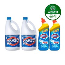 유한양행 유한락스 레귤러 4Lx2개+플러스세제 785gx2개, 단품
