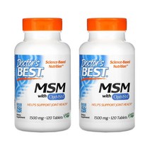 1+1 닥터스베스트 MSM 식이유황 엠에스엠 OptiMSM 1500mg 120정 스테아르산