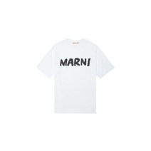 [마르니] [MARNI KIDS] 키즈 로고 프린트 반팔티(M00808_0M100) 화이트