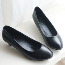 드레시백 스칼렛 심플 베이직 로우힐 둥근코 펌프스 가을 구두 3cm
