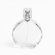 새로핸즈 클램프 타입 유리 향수공병 원형 사각 실버캡 100ml, 단품