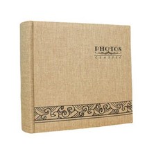 웨딩앨범 포토앨범 레트로 사진 200 매 4X6 quot10X15cm 플러그인 흰색 내부 페이지 결혼식 가족 기념 도서 메시지 영역, yellow