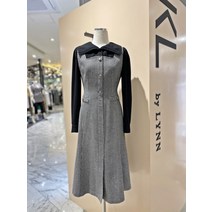 KL 바이린 체크 프릴 원피스 KWOPMA0100