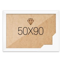 보석십자수액자 50x90 고급형 우드 화이트, 단품