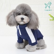 탁펫 쁘띠 트레이닝 강아지옷 데일리 실내복, 네이비