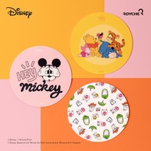 디즈니 정품 마우스패드 귀여운 캐릭터 미키 마우스 곰돌이 푸 토이스토리 우디 버즈 포키 피글렛 예쁜 푸우 특이한 책상 받침대 노트북 휴대용 사무용 업무용 사무실 카페 미니 다이소, 미키 마우스패드