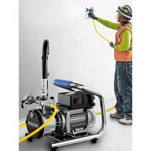 산업용 고압 라텍스 페인트 스프레이 건 벽 도색 분사기 분무기, 6800W 단일 건 표준