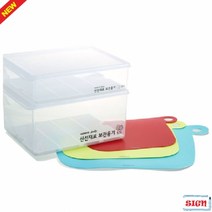 할인클럽Wbx49J9Ry2 플라스틱밀폐용기 신선재료보관용기 2P(도마3P포함) 생분해성용기 투명용기 플라스틱밀폐용기 냉장고정리용기 반찬통 환경호로몬걱정없는 칸막이용기 칸칸이용기