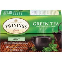 트와이닝 그린 티 민트 20개입, 40g, 1개