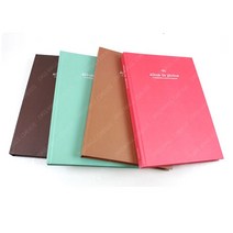 A4흑지접착양장앨범타이포 포토 북 앨범 셀프 스티커 사진 커플 책만들기 첩만들기, 단품