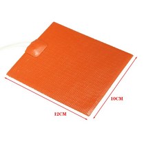 발열판 usb 발 발열패드 120x100mm 12V 12W 실리콘 엔진 오일 팬 섬프 탱크 히터 패드 가열 플레이트 자, 한개옵션0