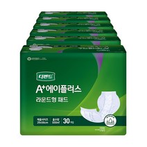 디펜드 에이플러스 라운드형 패드 30매x6팩 속기저귀, 6개, 30개