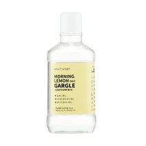잇몸부었을때 물소금 500ml 신안 천일염 어린이 소금가글 천연치약 소금습관, 모닝레몬500ml