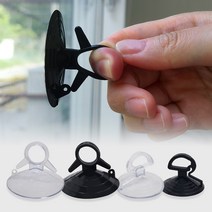 초강력 흡착판 고리형 큐방 흡착고무 35mm 45mm, 검정