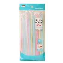 50P 포장 빨대 슬러시 개별