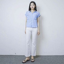 [스튜디오화이트]R포켓나시블라우스 (MI7BLB234)