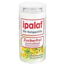 이팔라트 사탕 무설탕 캔디 목사탕 40정 6개 Ipalat Halspastillen, 100g