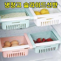 sk커머스 냉장고슬라이드선반 다용도수납함 위생관리 간편사용 공간활용 야채 과일 소스류 계란 장류 유제품류 냉장고정리, 1세트, 핑크3개