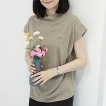 [웬디즈갤러리]하이넥 브로나 티셔츠 FTS123