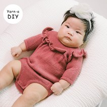 야나 [DIY패키지][니팅 포 올리브] 메리노 러플 롬퍼 & 드레스(+인쇄도안) 니팅포올리브 아기옷뜨기 유아옷만들기 대바늘뜨개 diy키트 대바늘 뜨개질, 메리노 6볼, 더스티 라벤더