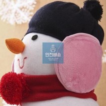 고급 패션 귀마개 핑크 겨울용 털귀마개