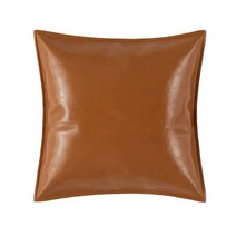 빈티지 피혁(레더) 쿠션 심플한 거실 소파 쿠션커버 (충전솜 미포함) 오라인인테리어 신혼집인테리어 (솜 미포함) 45*45cm