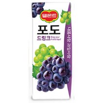 칠성 탕비실 손님대접 가족간식 델몬트 드링크 포도 주스 과즙음료 과일주스 생과일 190ML 48개, 10세트