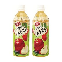 해태음료 해태 아침에 사과 500ml 24펫, 24개