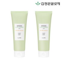 [김정문알로에] 큐어 알로에 사포나리아 클렌져 1975 2개, 1세트