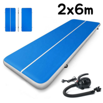 생활 태권도 에어매트 에어매트릭스 공기침대 캠핑 실내 운동용 운동, 5-2x6m두께20cm전동에어펌프