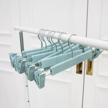 레브 소프트 집게 바지걸이 10P, 블루, 10개