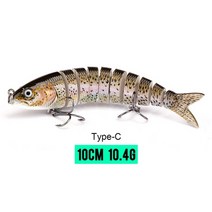 낚시용품 물고기 도구 장비vtavta 1014cm 싱킹 wobblers 낚시 미끼 관절, 100mm 10g c2, 협력사