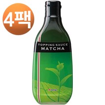 닛세이 토핑 소스 말차 340g, 4팩
