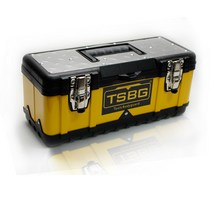 TSBG 철공구함 3종 노랑 공구함 소형 중형 대형 공구 박스 트렁크 정리함 보관함, 1개